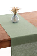 Linen Slumber Solid Table Runner
