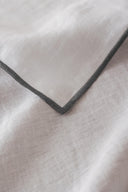 Linen Grey Needled Table Runner