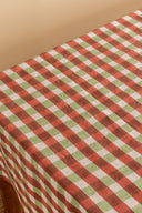 Linen Scarlet Tablecloth