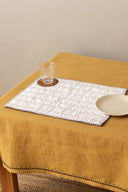 Linen Jasper Quilted Placemat Set