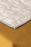 Linen Jasper Quilted Placemat Set