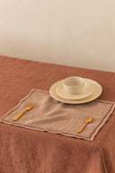 Linen Boho Placemat Set