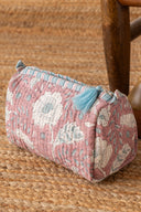 Linen Mabel Quilted Pouch