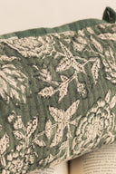 Linen Sorrel Quilted Pouch
