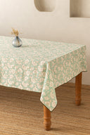 Linen Camellia Tablecloth