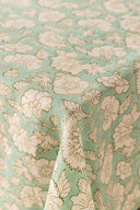 Linen Camellia Tablecloth