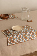 Linen Sudoku Placemat Set
