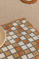 Linen Sudoku Placemat Set