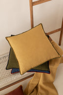Linen Velour Waffle Cushion Cover