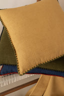 Linen Velour Waffle Cushion Cover
