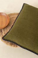 Linen Velour Waffle Cushion Cover