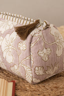 Linen Athena Quilted Pouch