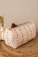 Linen Jasper Quilted Pouch