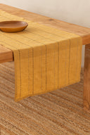 Linen Meridian Table Runner