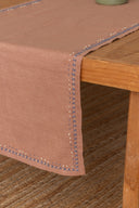 Linen Boho Table Runner