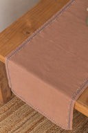 Linen Boho Table Runner