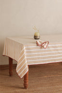 Linen Heritage Stripe Tablecloth