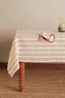 Linen Heritage Stripe Tablecloth