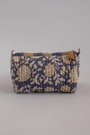 Linen Evadne Quilted Pouch