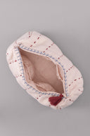 Linen Jasper Quilted Pouch