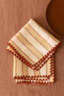 Linen Heritage Stripe Napkin Set