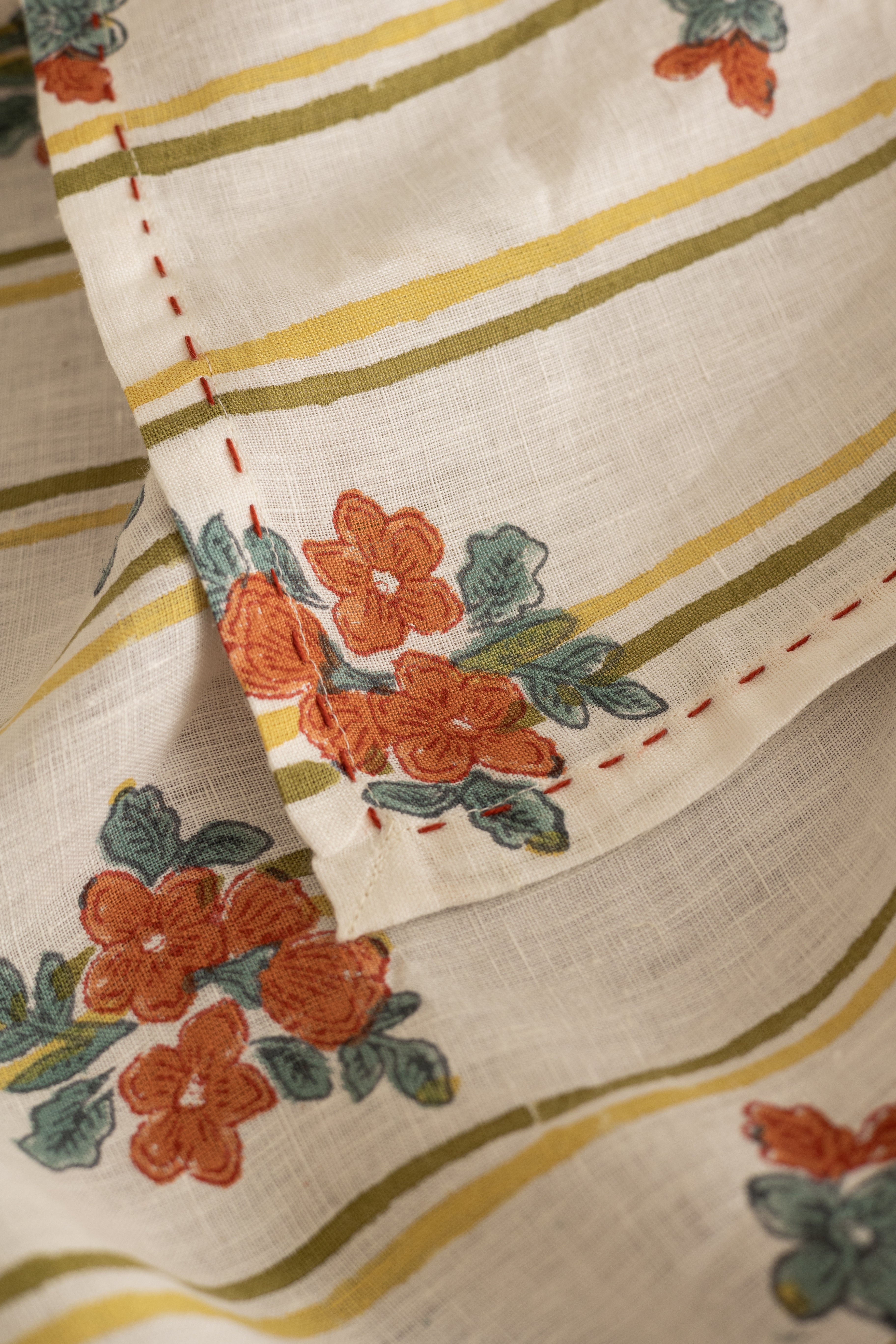 Linen Bloom Tablecloth