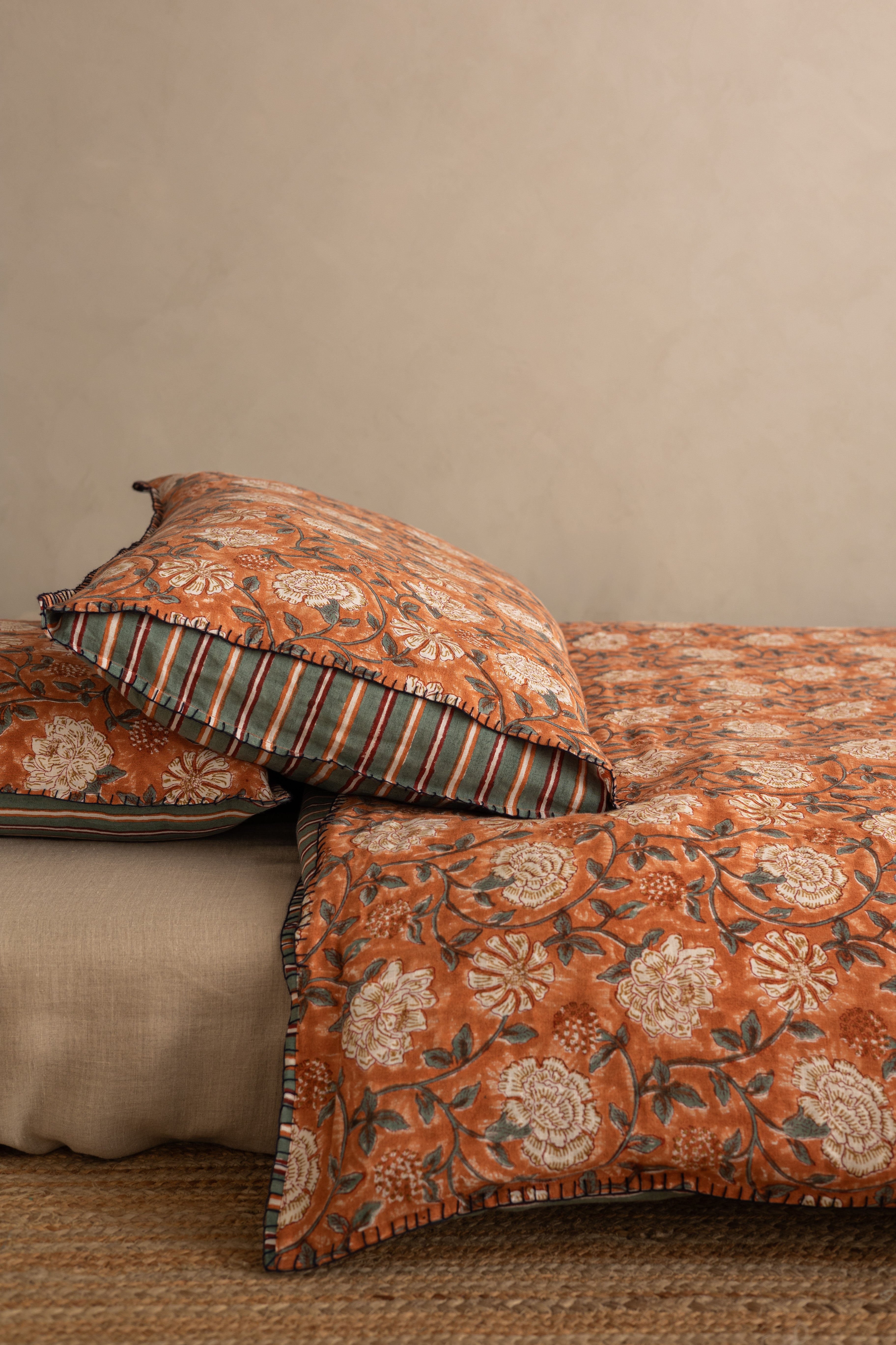 Linen Russet Duvet Cover