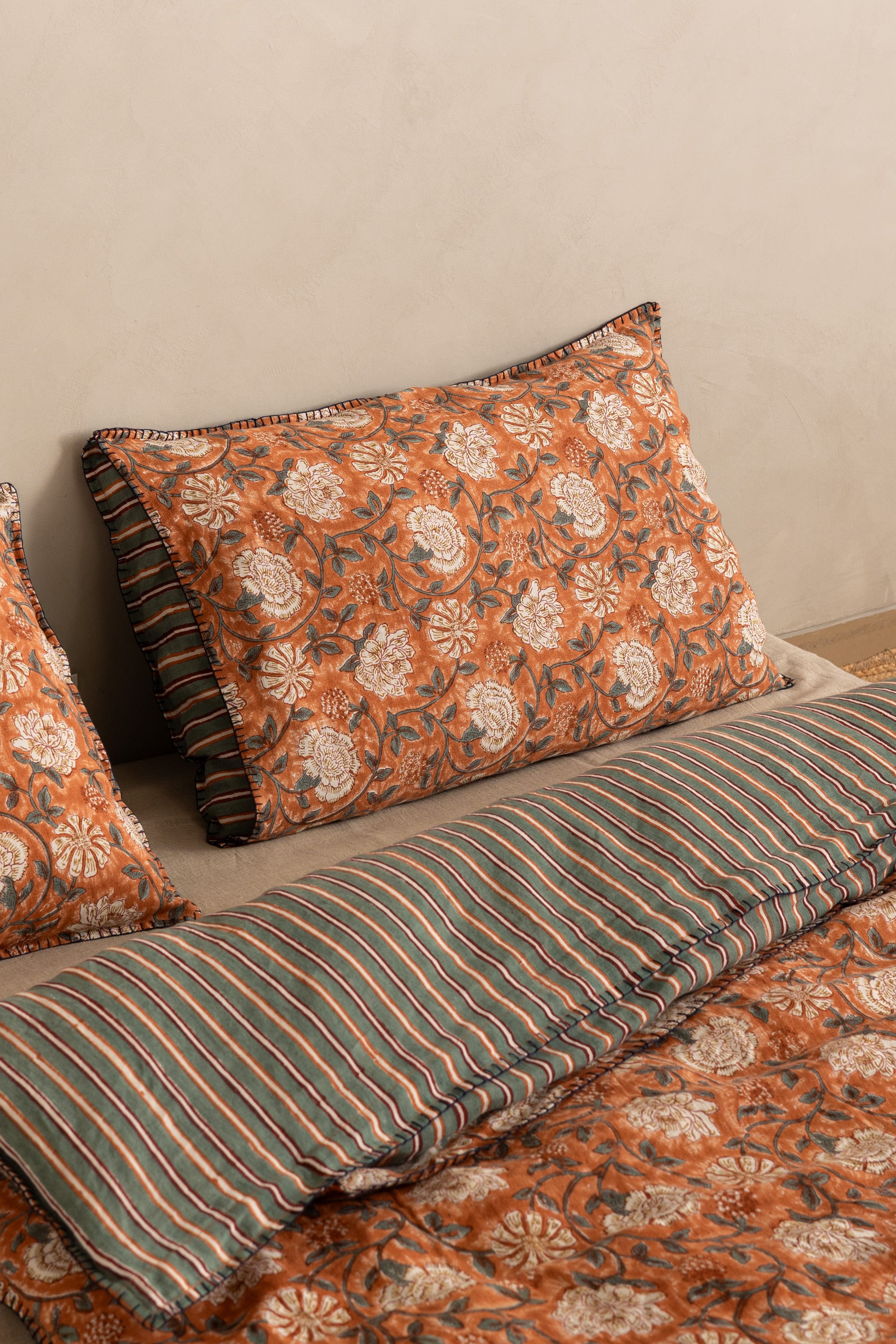 Linen Russet Duvet Cover