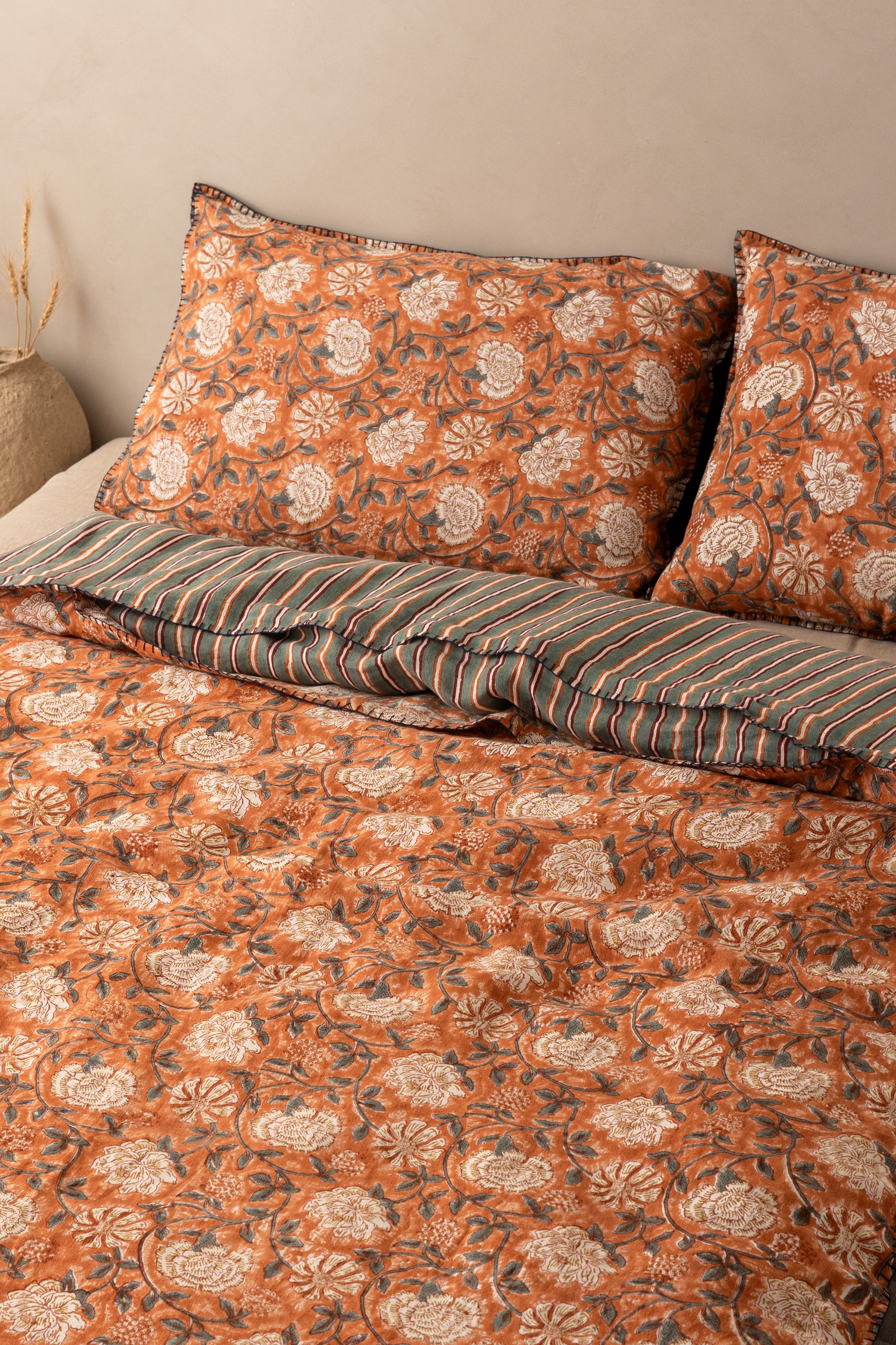 Linen Russet Duvet Cover