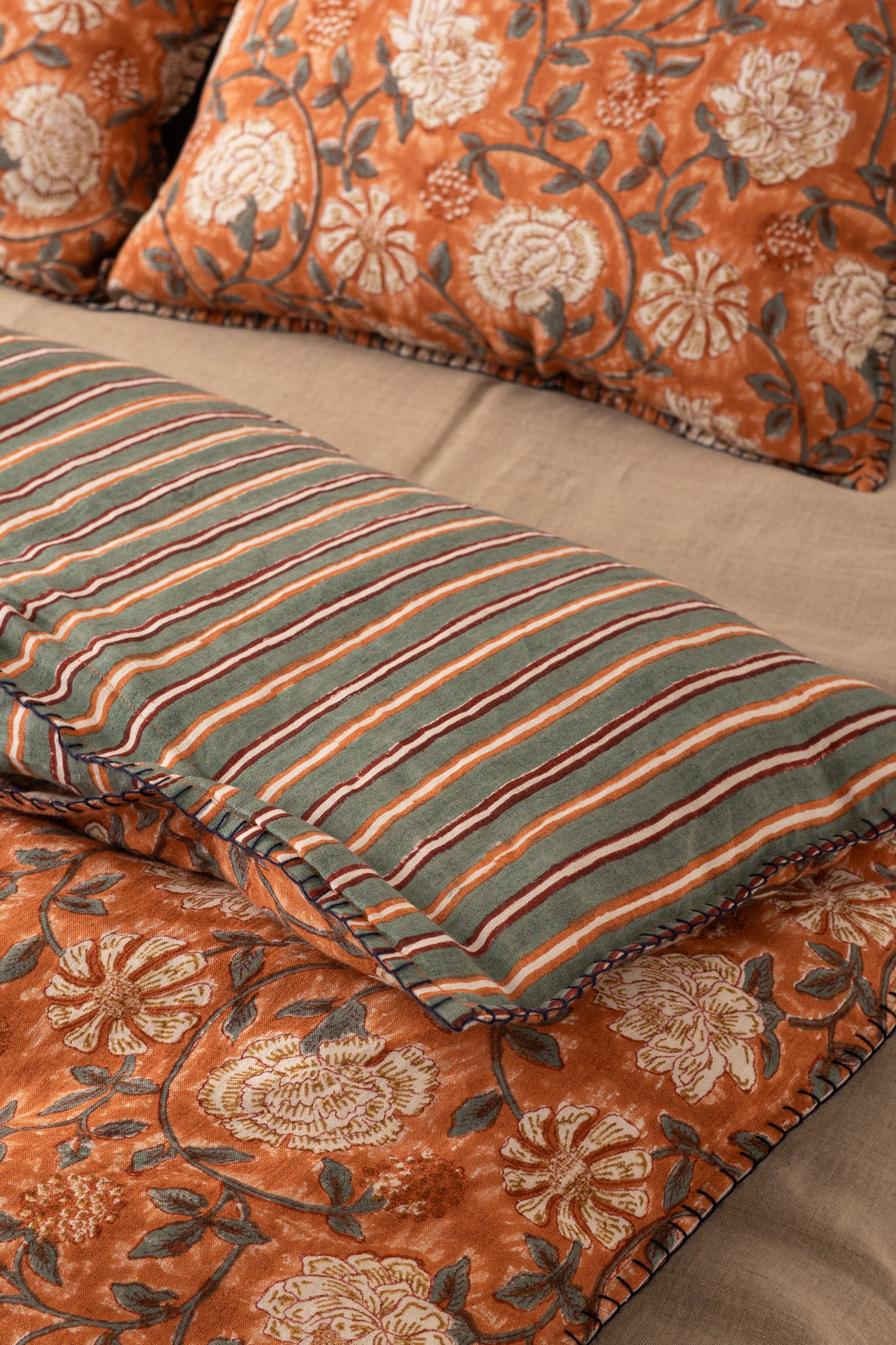 Linen Russet Duvet Cover