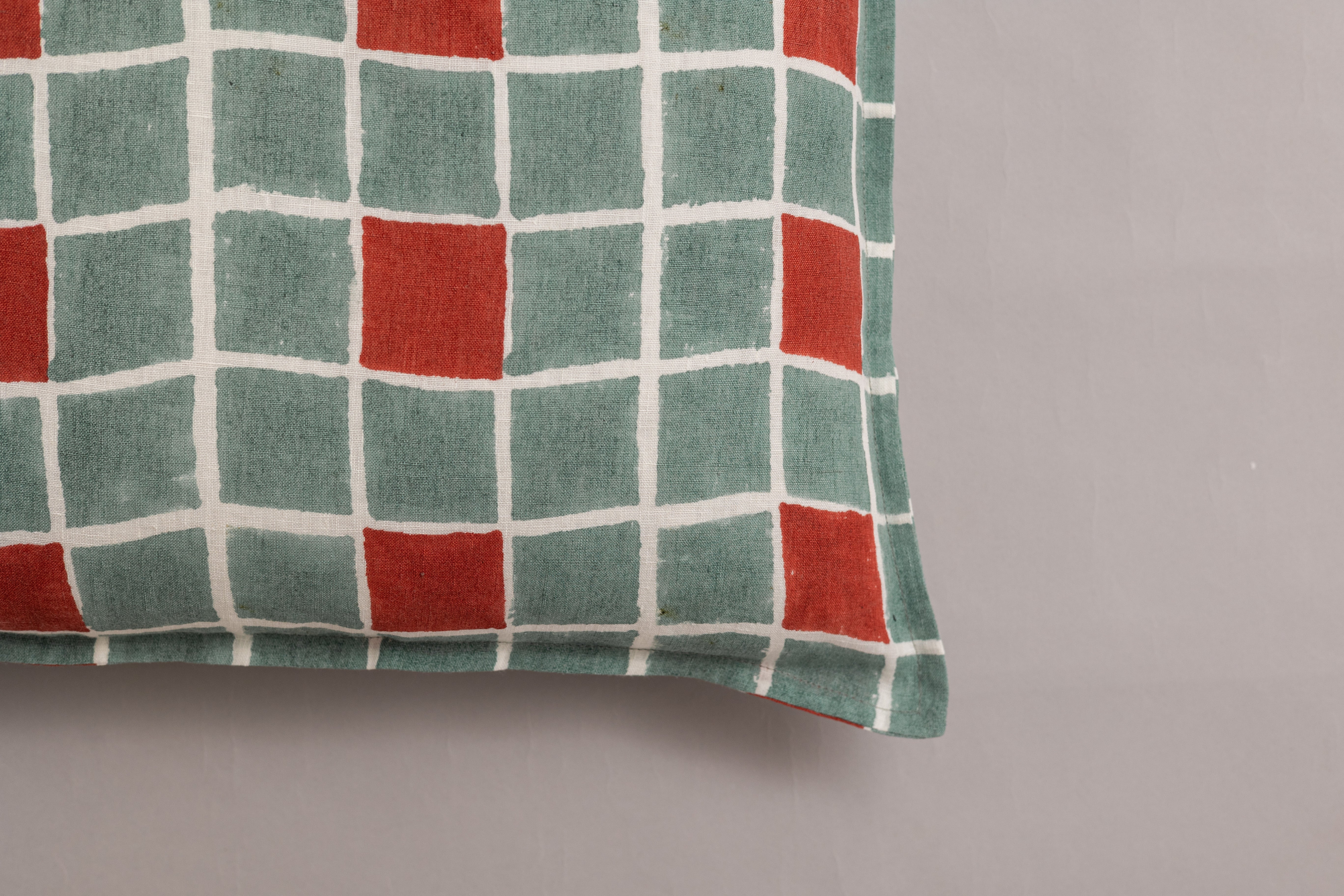 Linen Tessera Cushion Cover