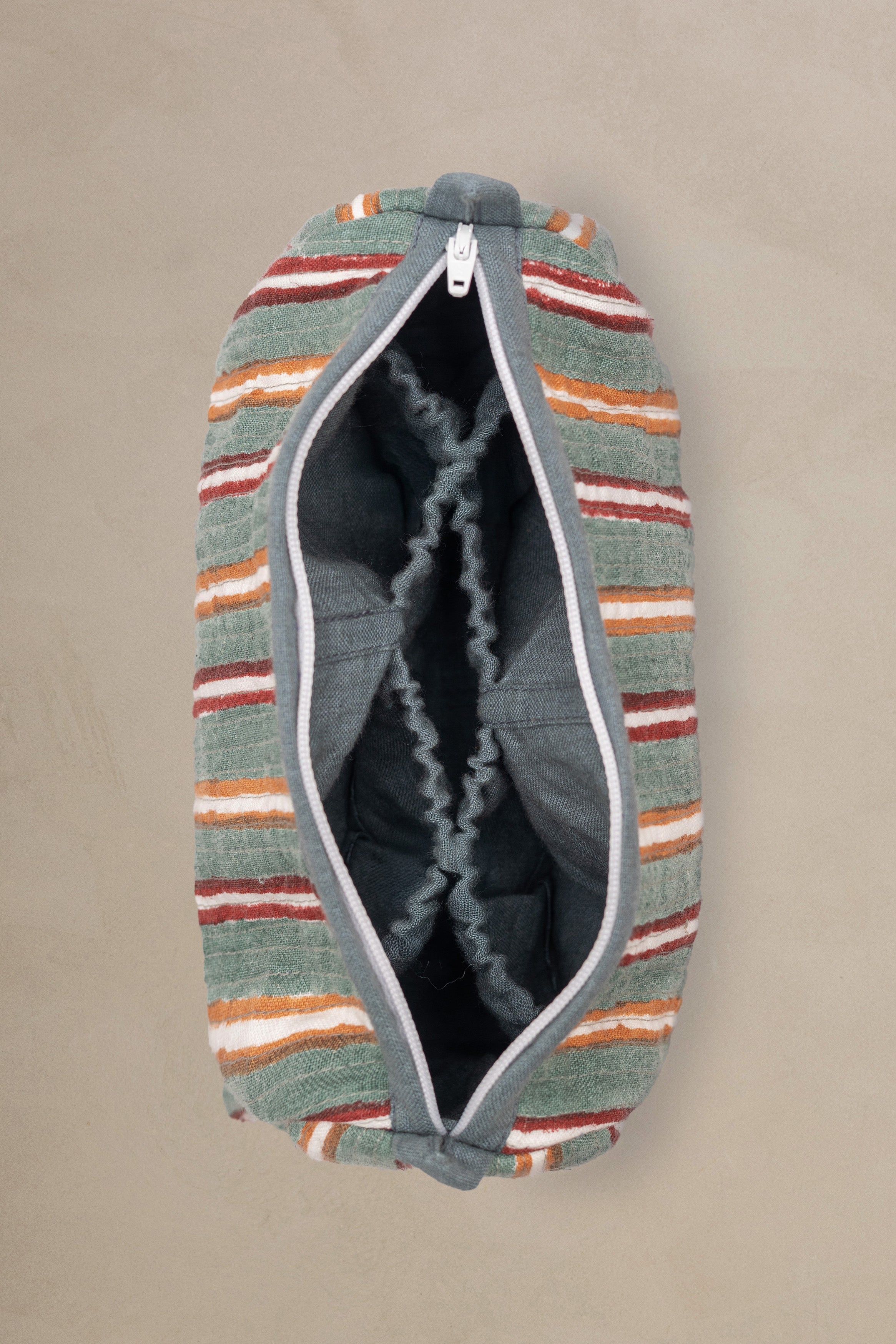 Linen Strand Quilted Pouch