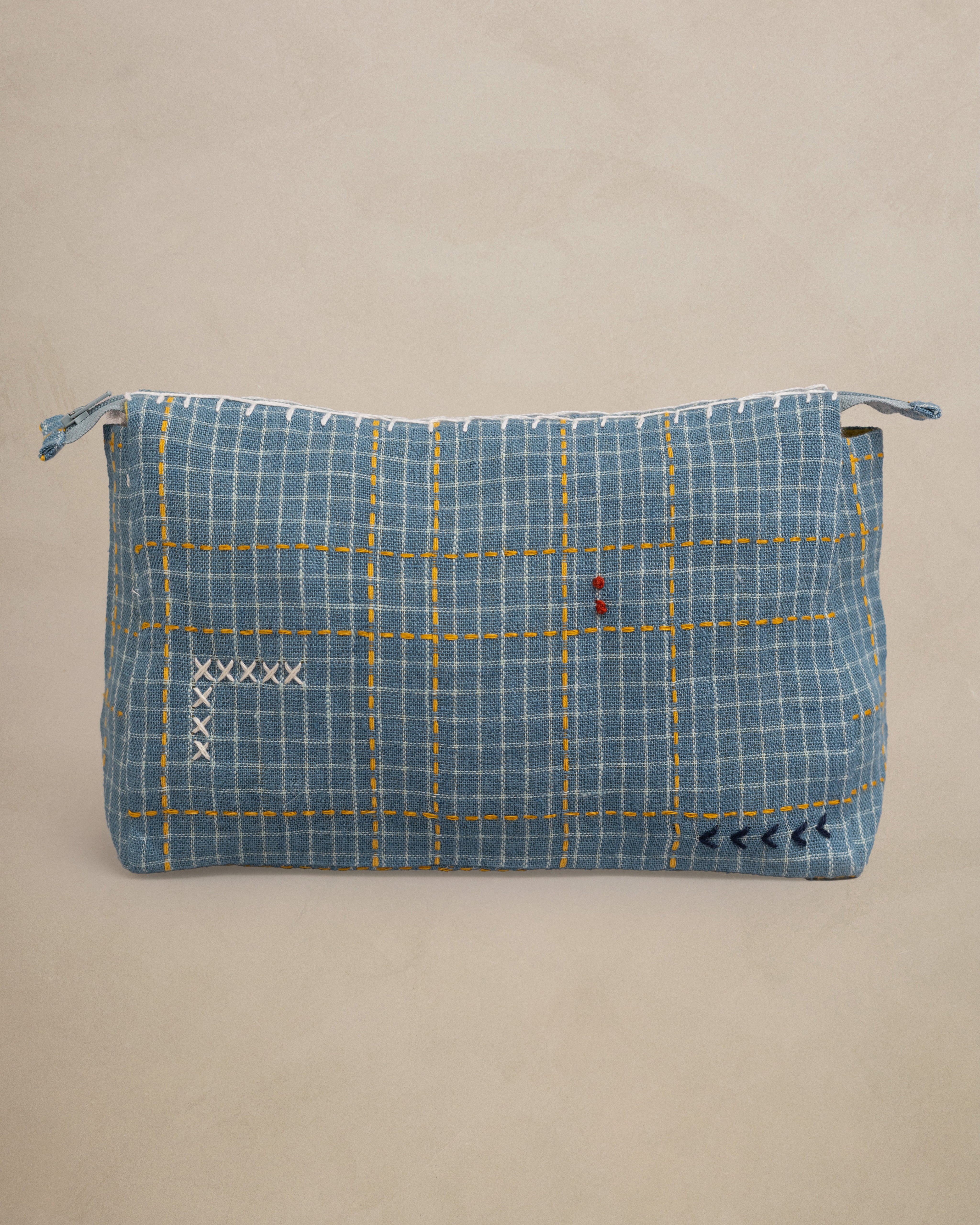 Linen Tetris Pouch