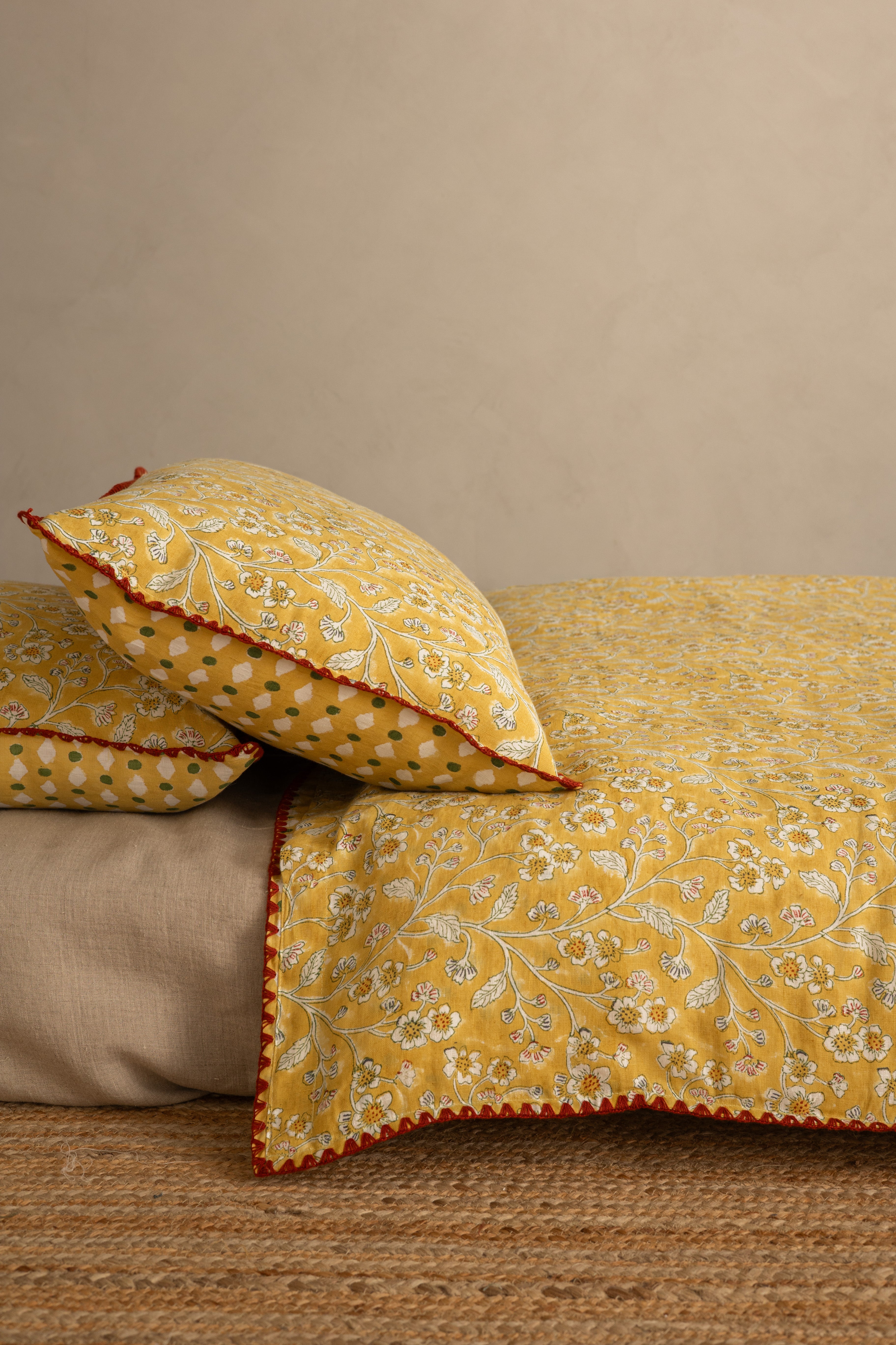 Linen Inlay Duvet Cover