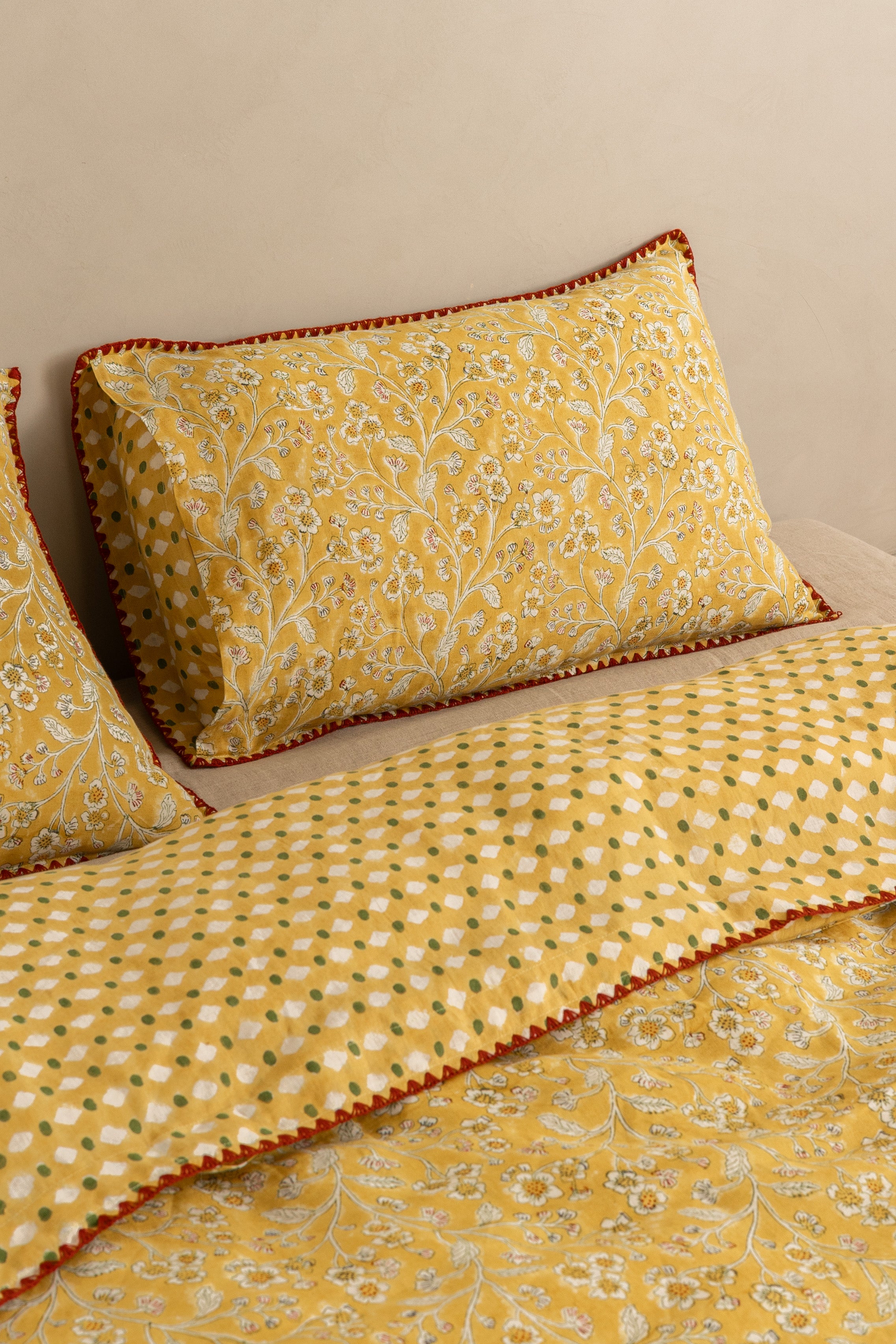Linen Inlay Duvet Cover