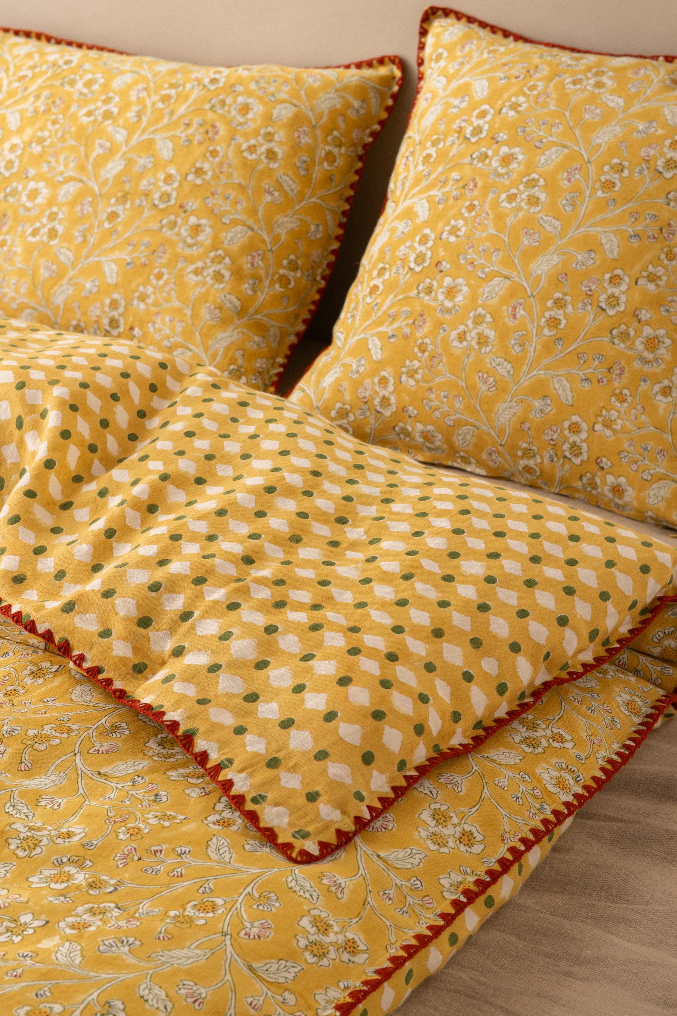 Linen Inlay Duvet Cover