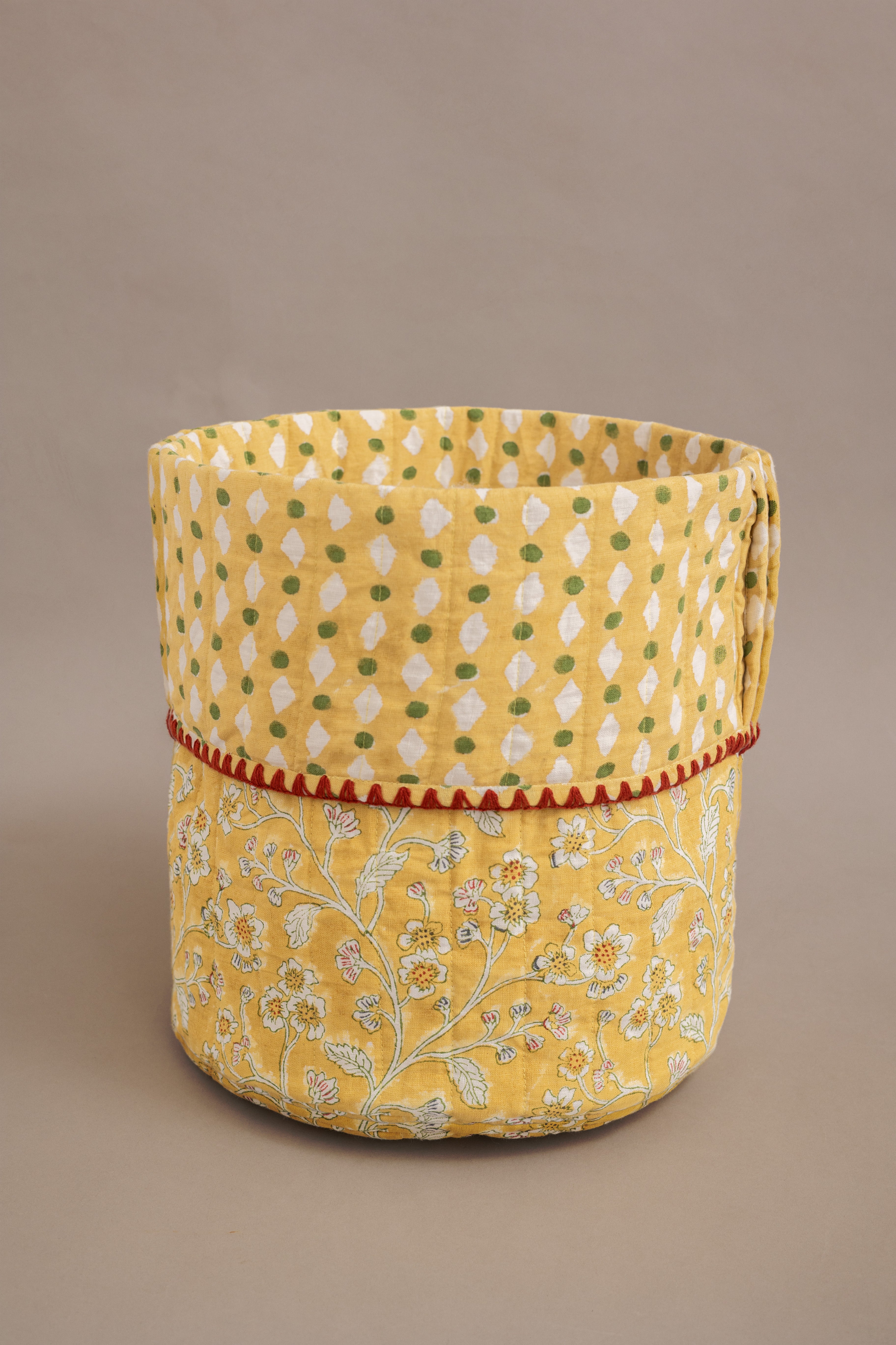Linen Inlay Basket