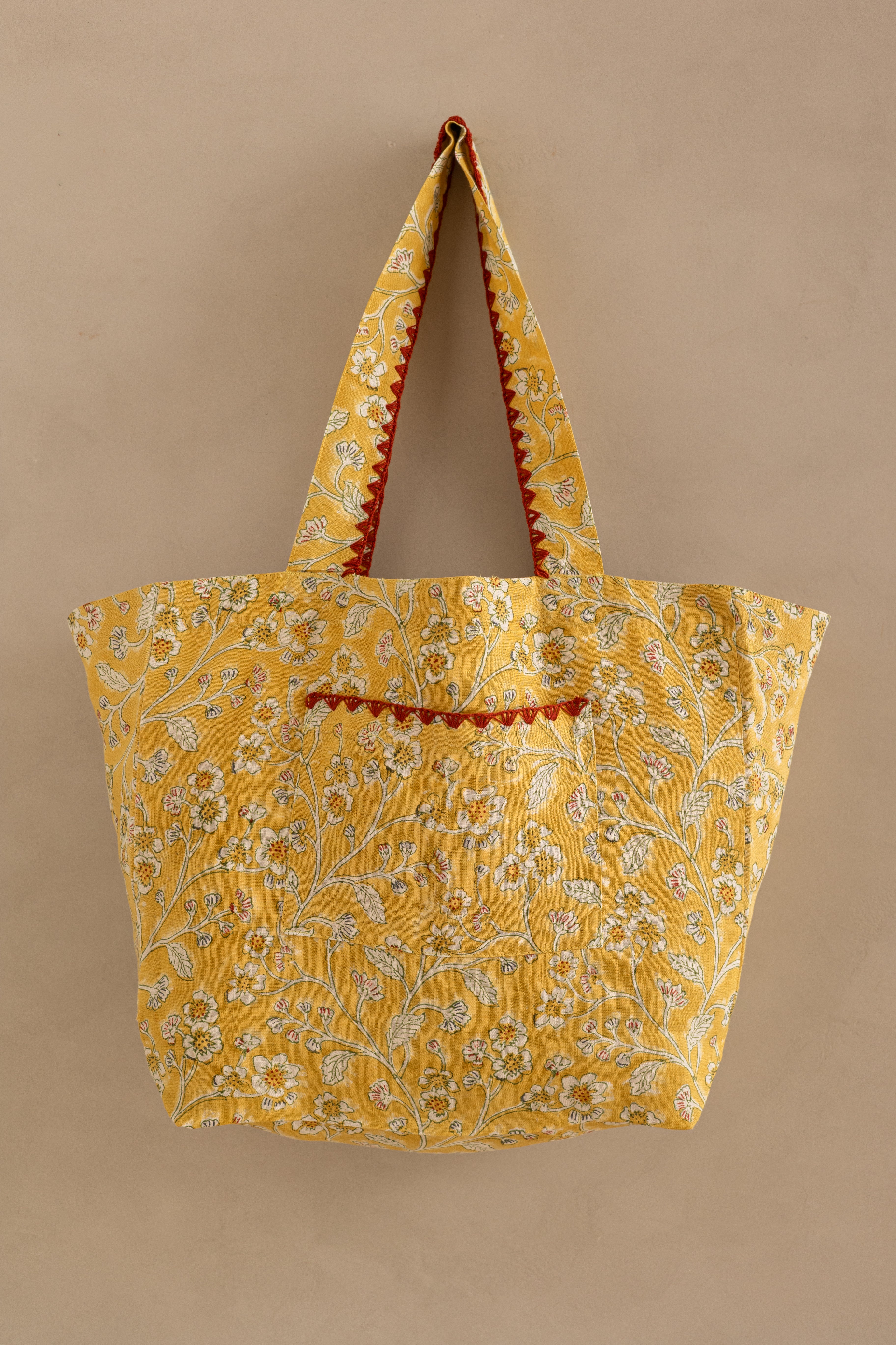 Linen Sprig Tote Bag