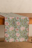 Linen Verdant Table Runner