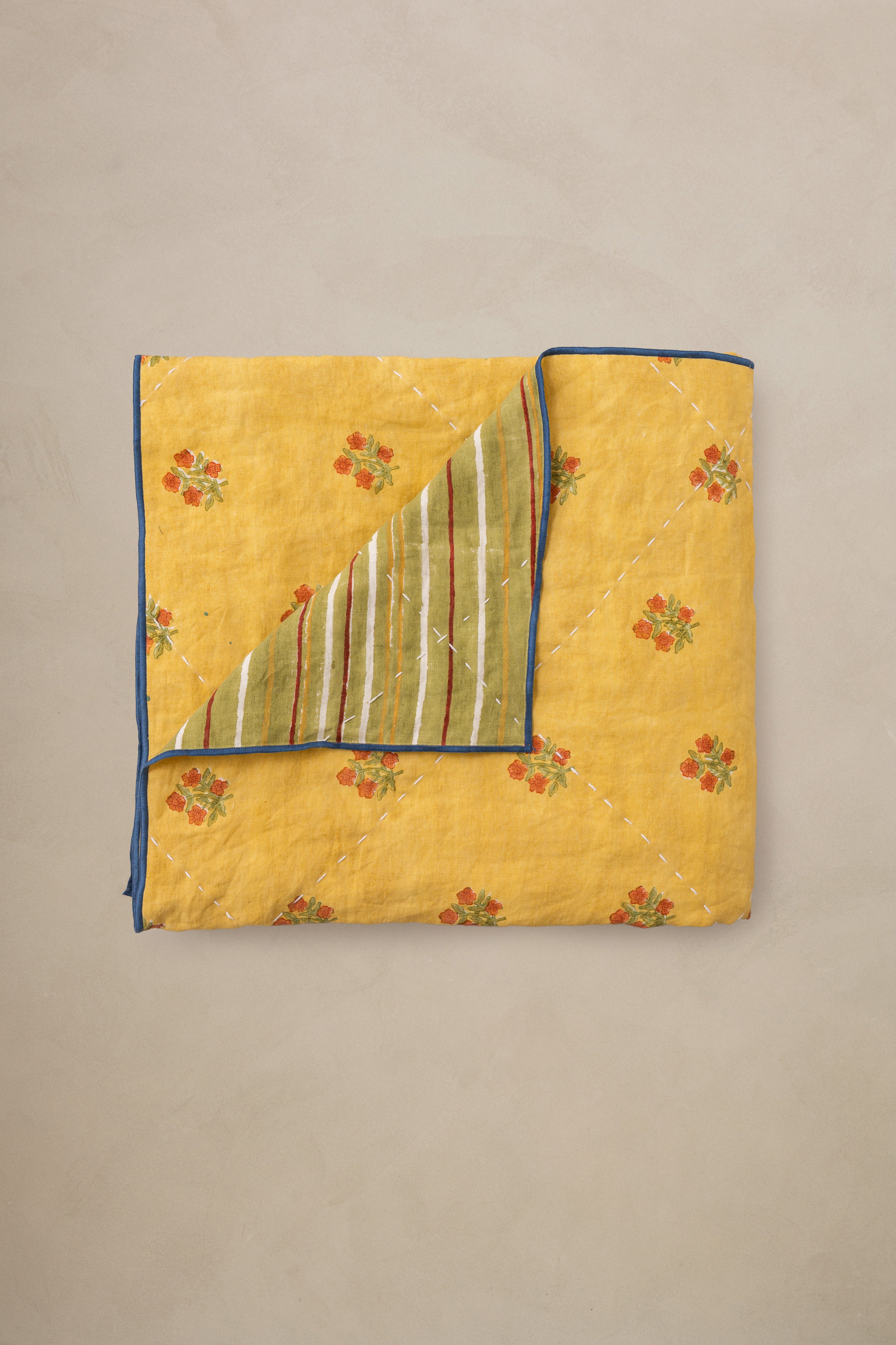 Linen Coral Quilt