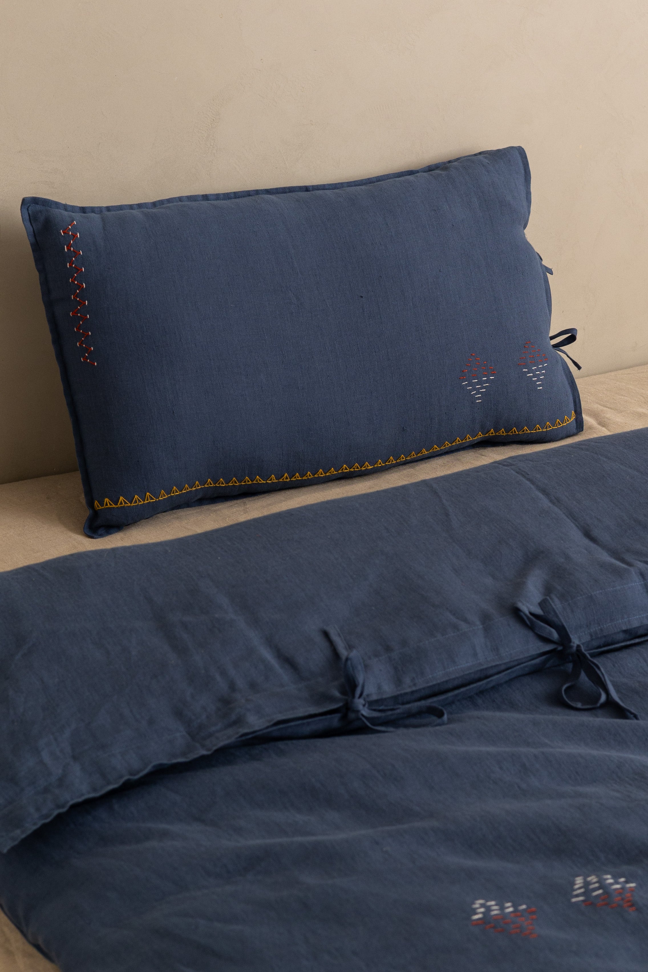 Linen Verge Duvet Cover