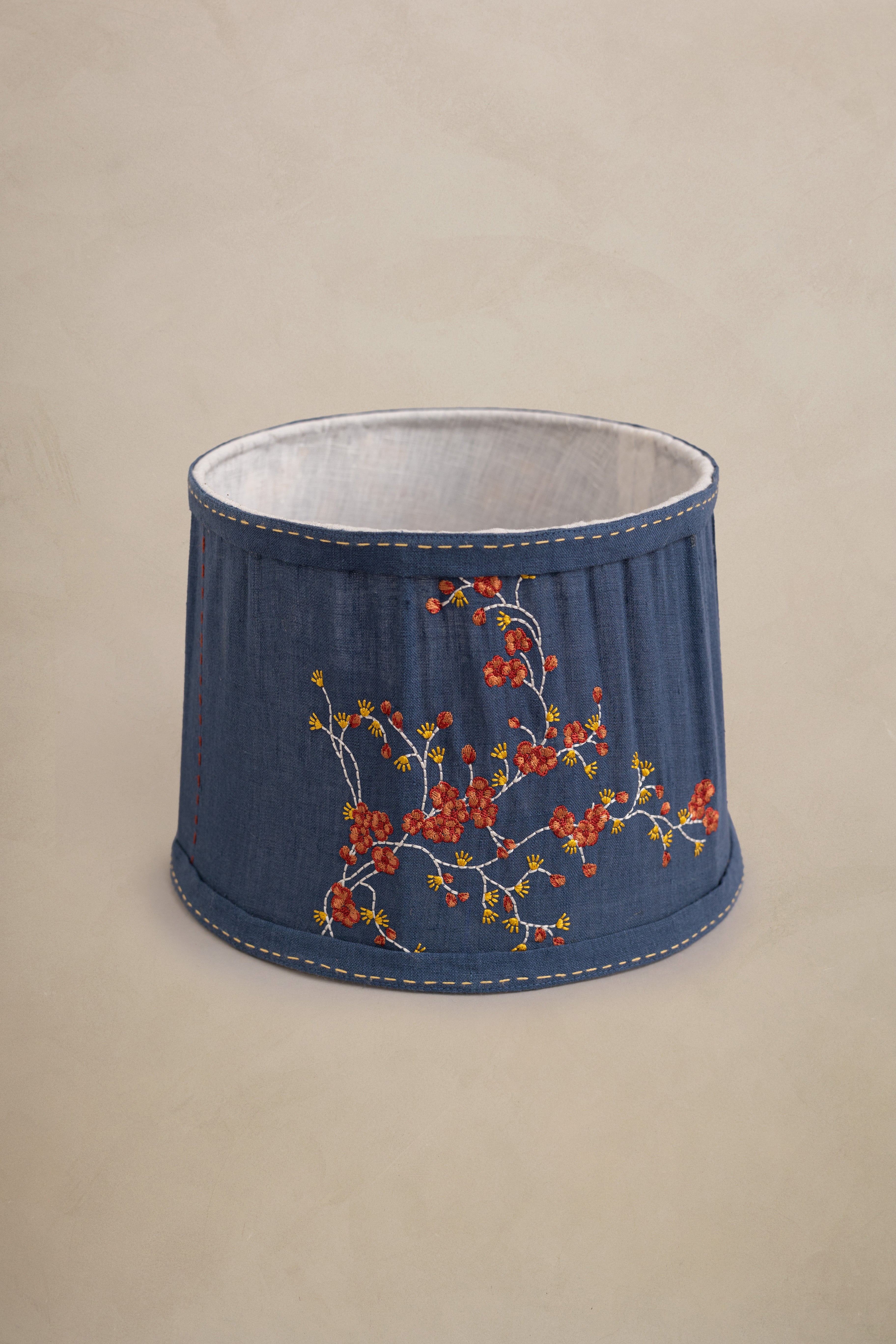 Linen Tendril Lamp Shade