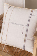 Linen Floret Cushion Cover