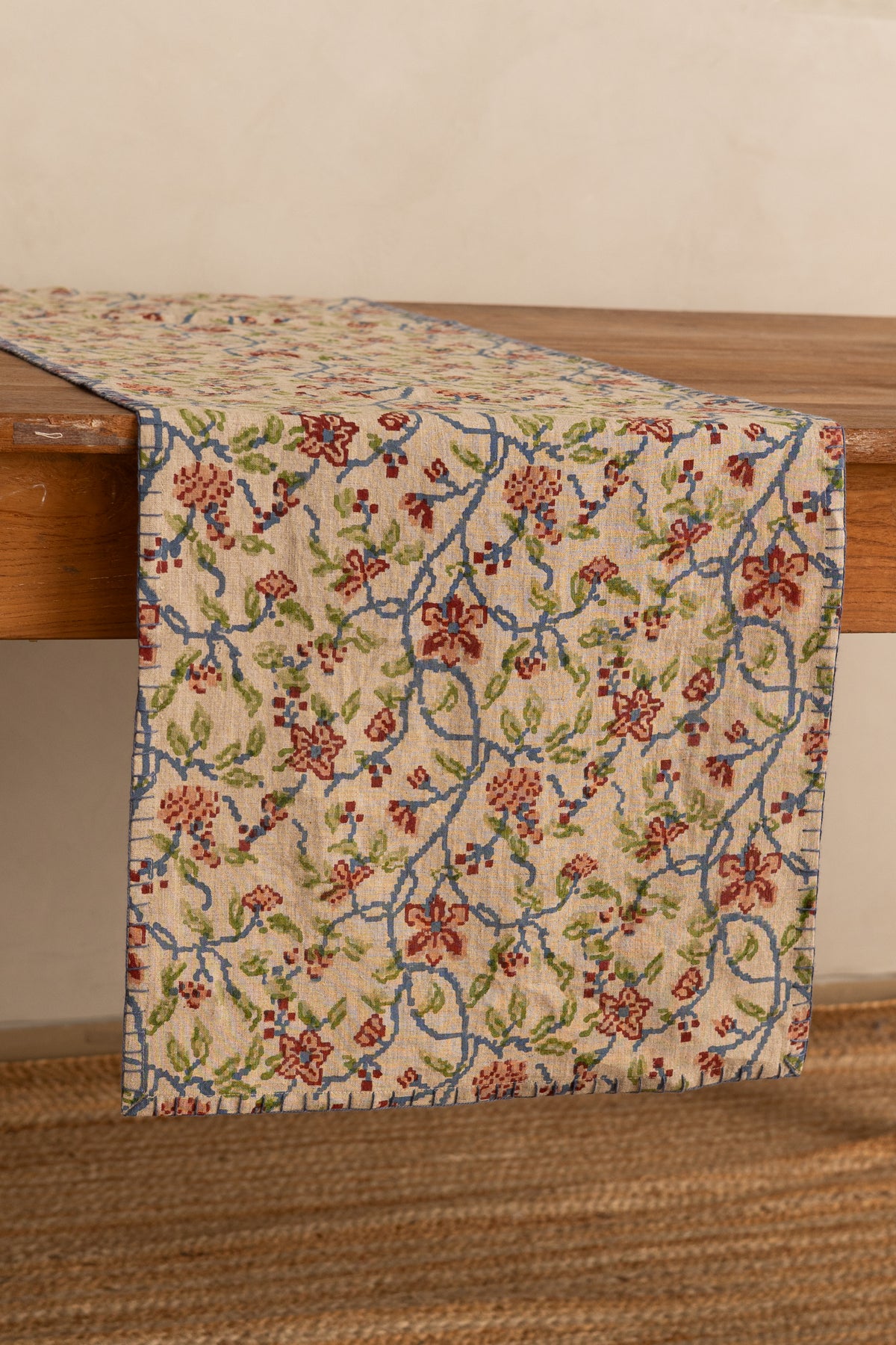 Linen Fiora Table Runner