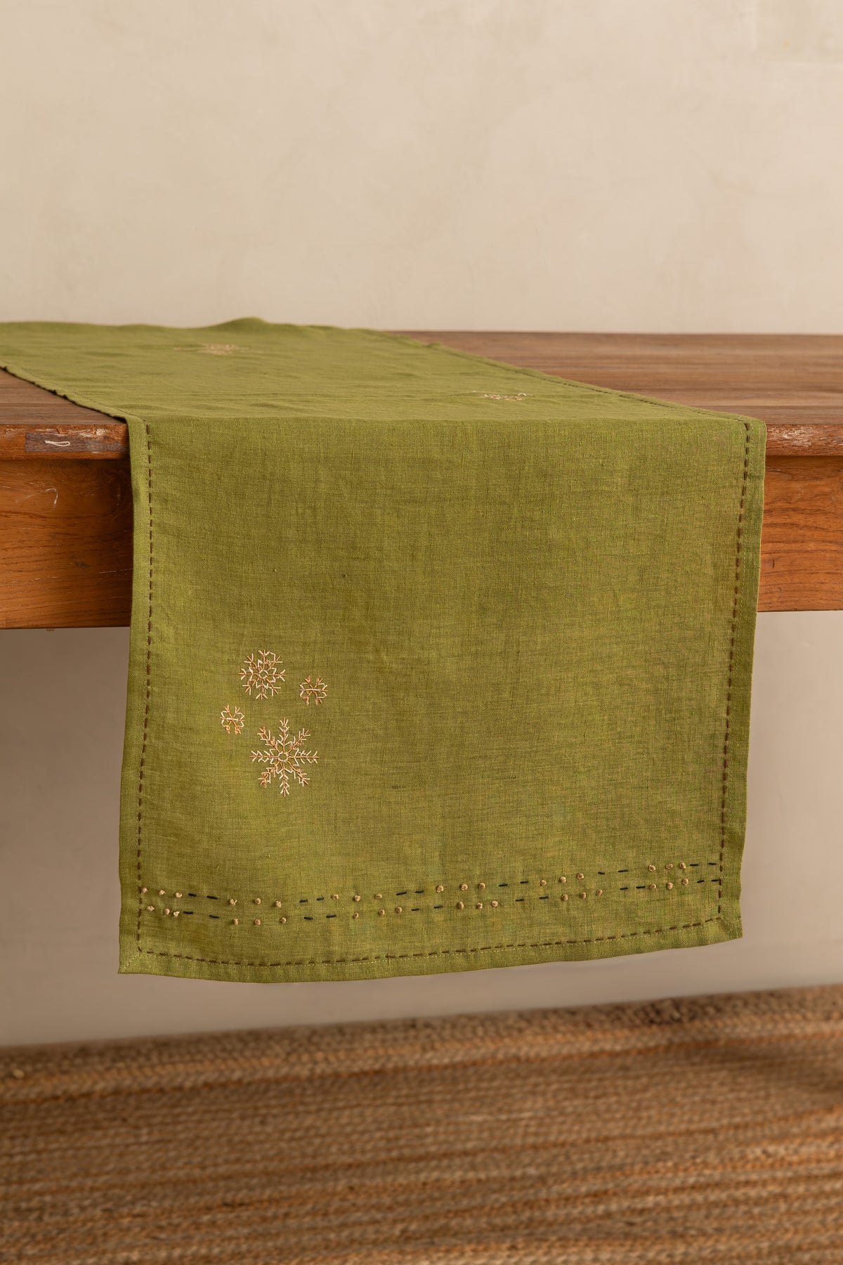 Linen Rime Table Runner