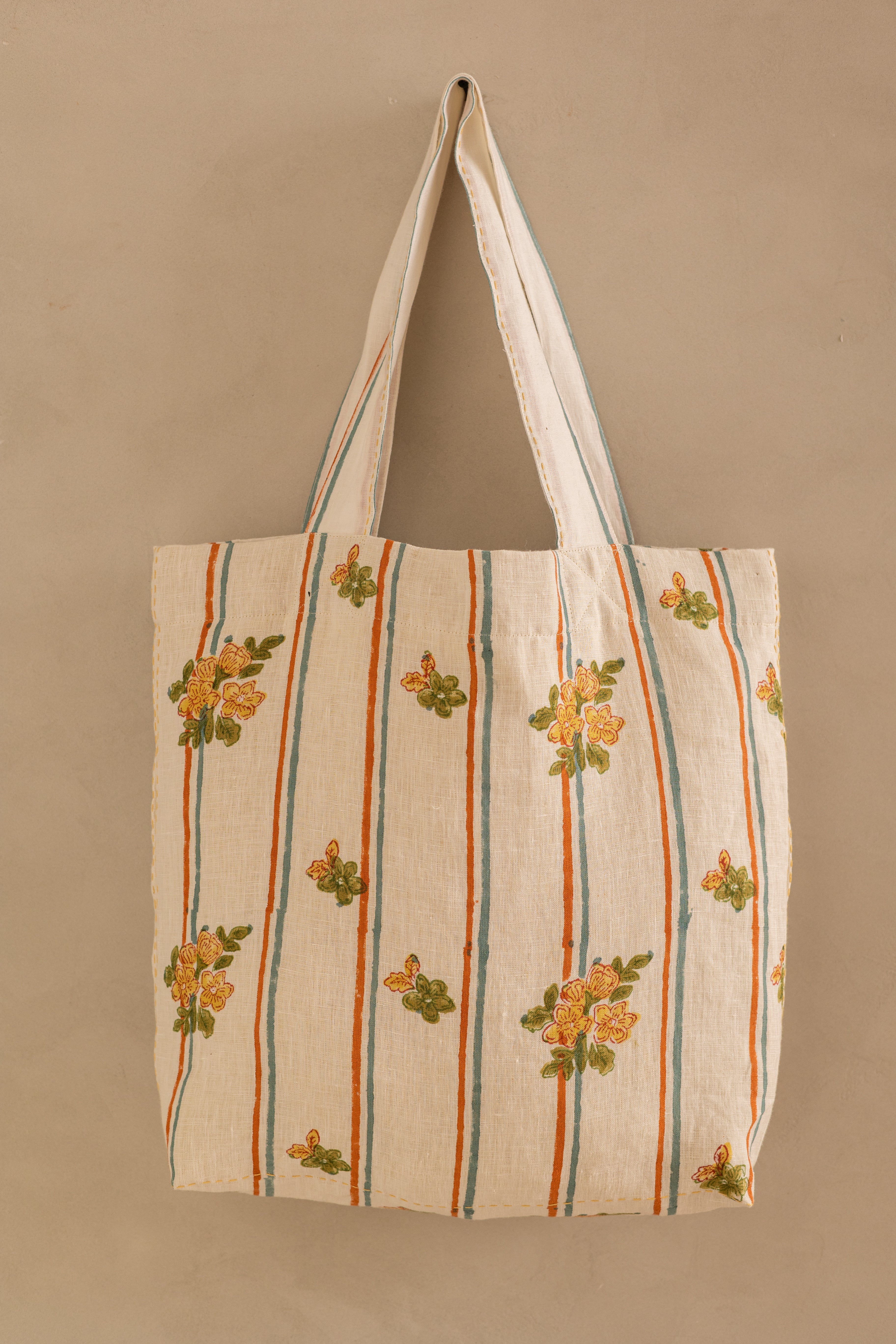Linen Bloom Bag