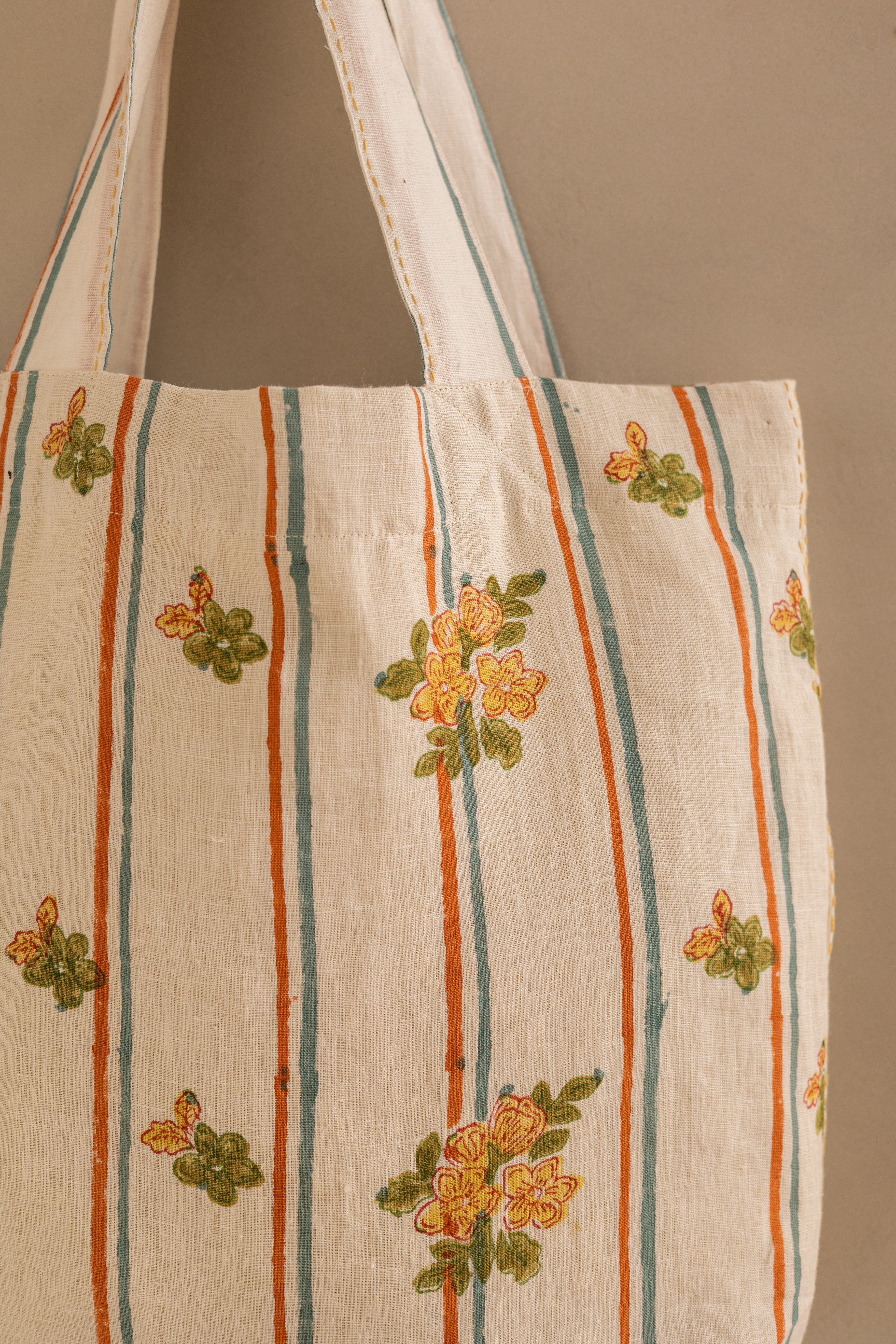 Linen Bloom Bag