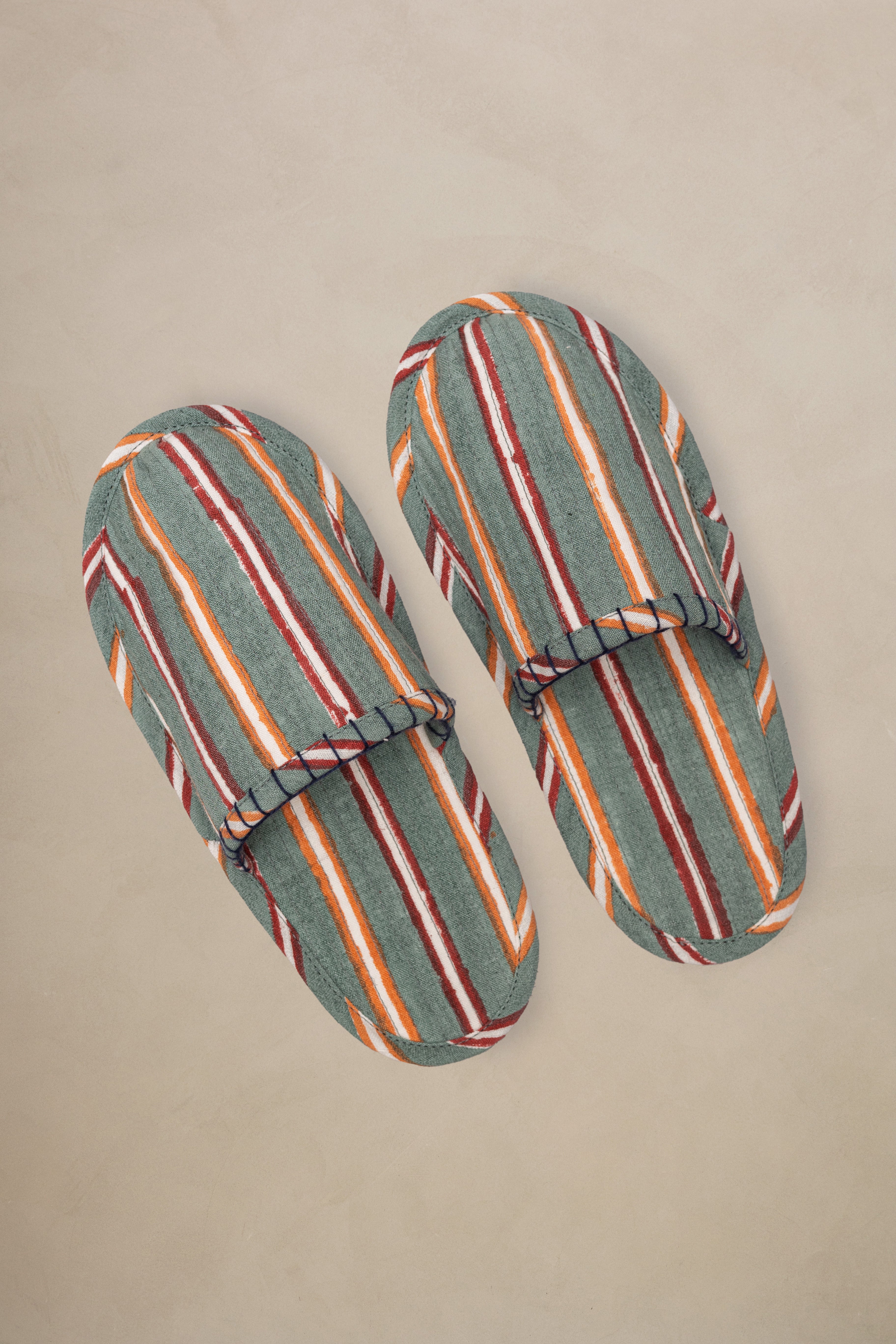 Linen Strand Slippers