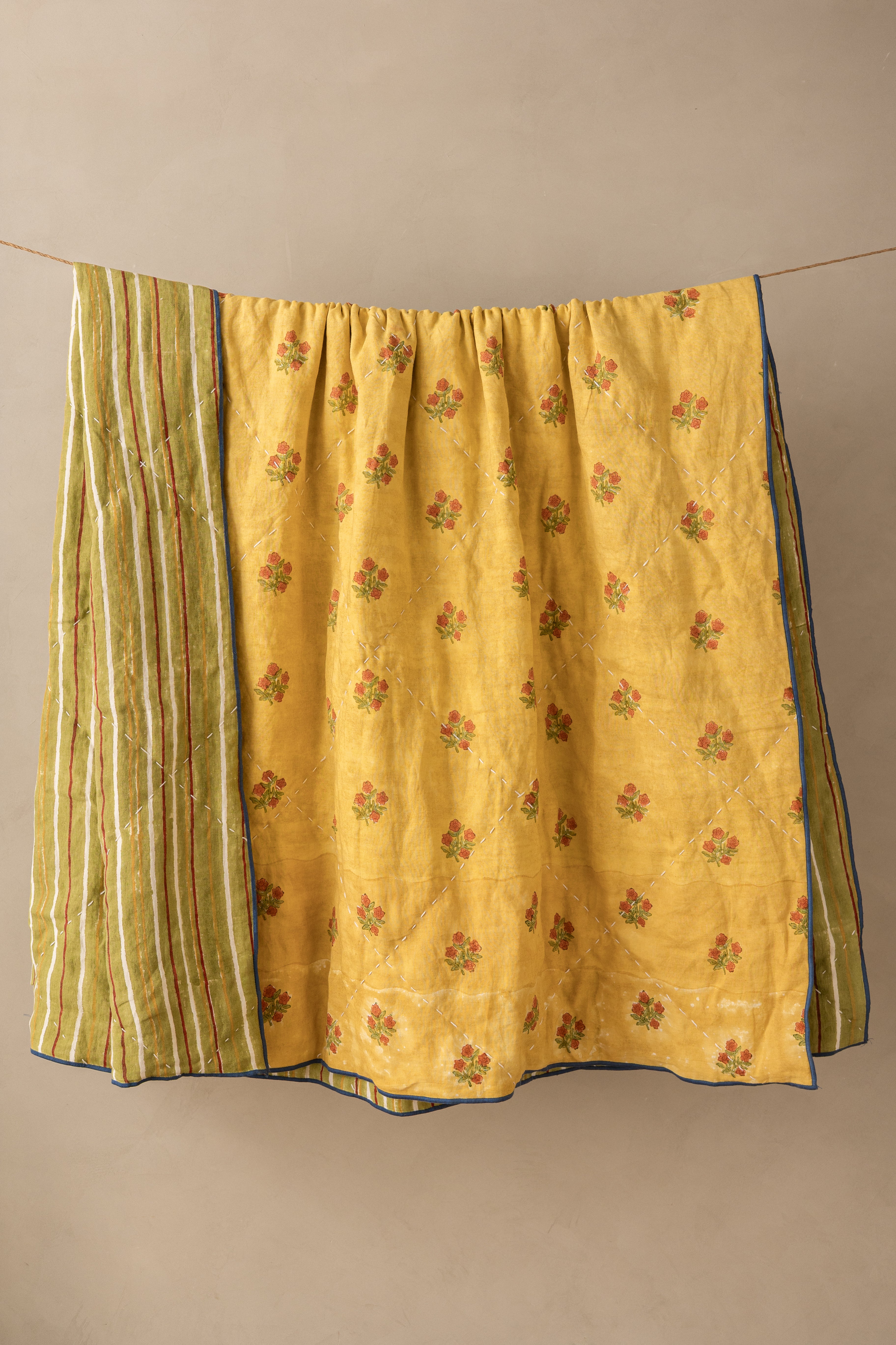 Linen Coral Quilt