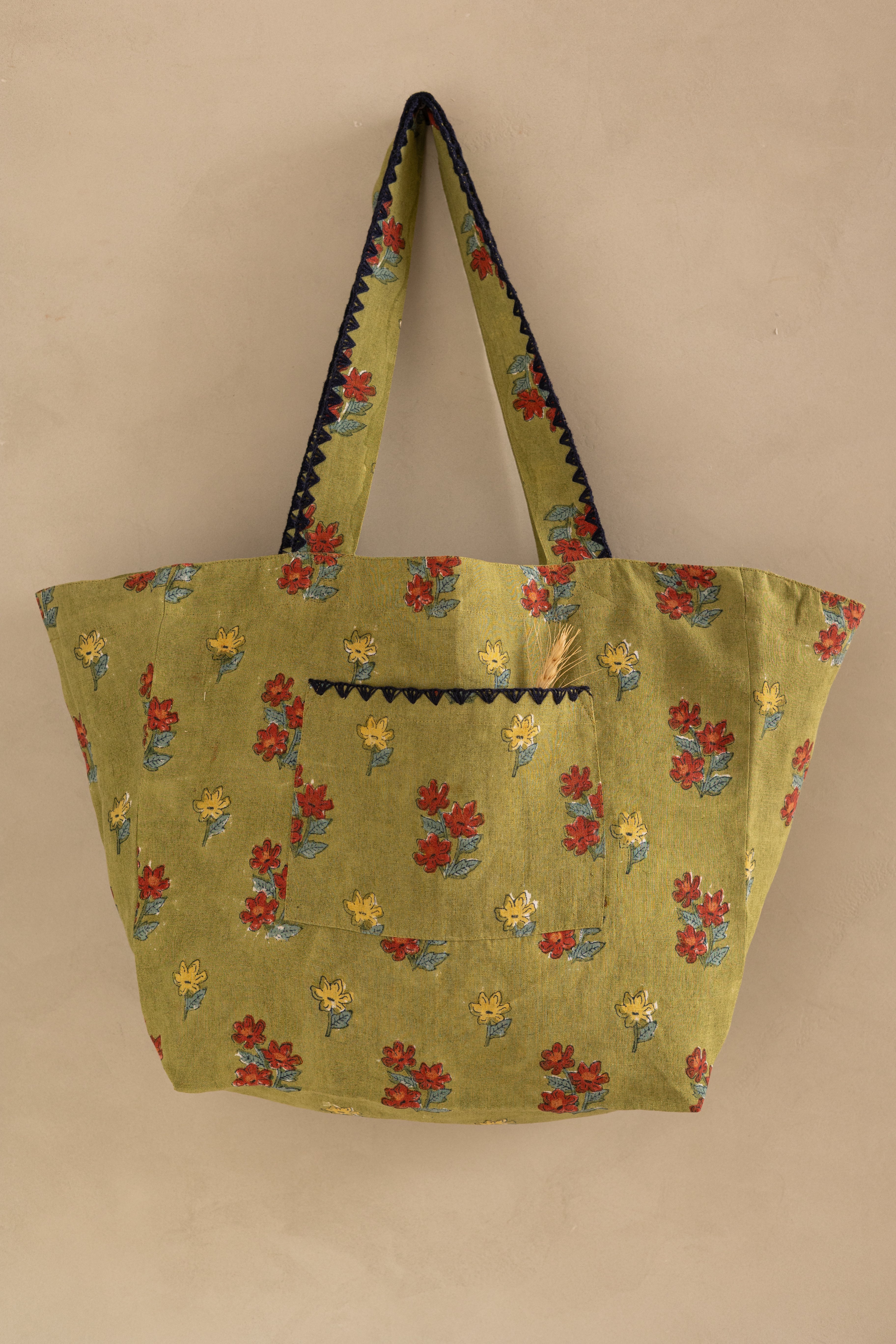 Linen Arris Tote Bag